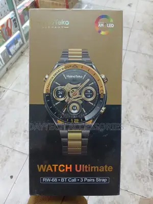 This Hainoteko Watch Ultimate Rw-68 Features an Amoled Display.