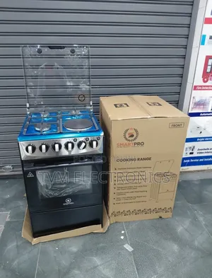 Smart Pro 60x60 – 3 Gas + 1 Electric Hot Plate Electric Oven Grill