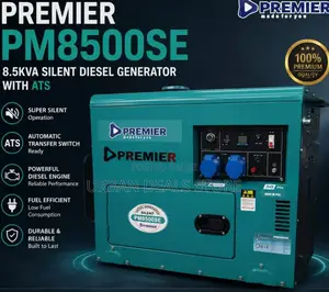 Premier 8.5kva Silent Diesel Generator With Ats