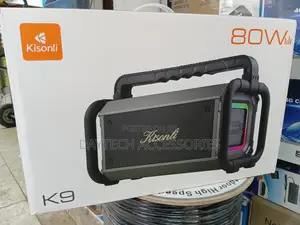 The Kisonli Portable Bluetooth Speaker Robust 80w Power Output.