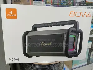 Kisonli 80w Music Speaker - Black