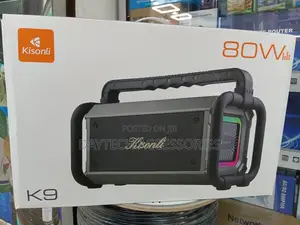 Kisonli Powerful 80w Portable Wireless 8000 Mah Outdoor Bass Speaker.