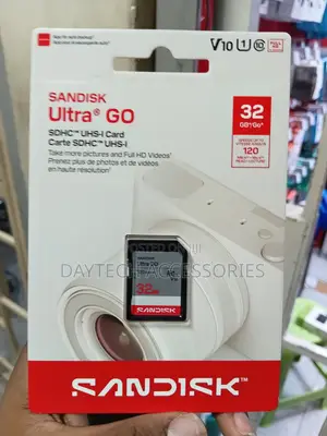 Sandisk Ultra Go 120mbs SDHC Uhs-I Memory Card - 32gb