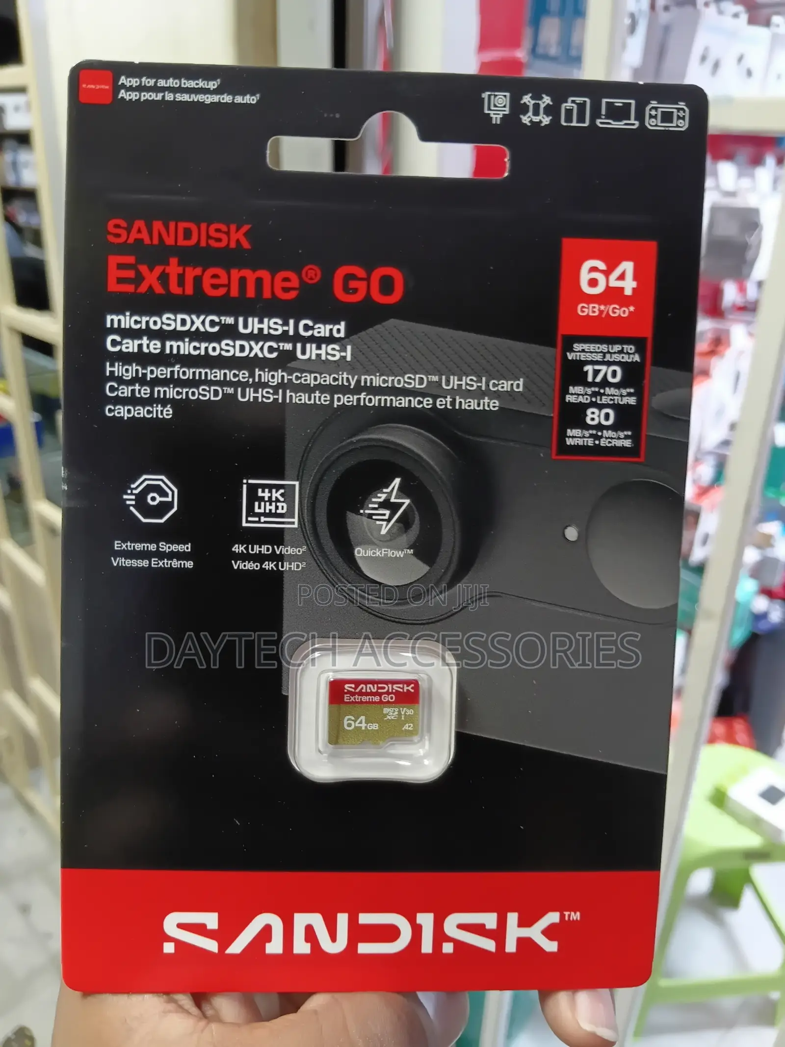 Sandisk Extreme Go 64gb Microsdxc Card.