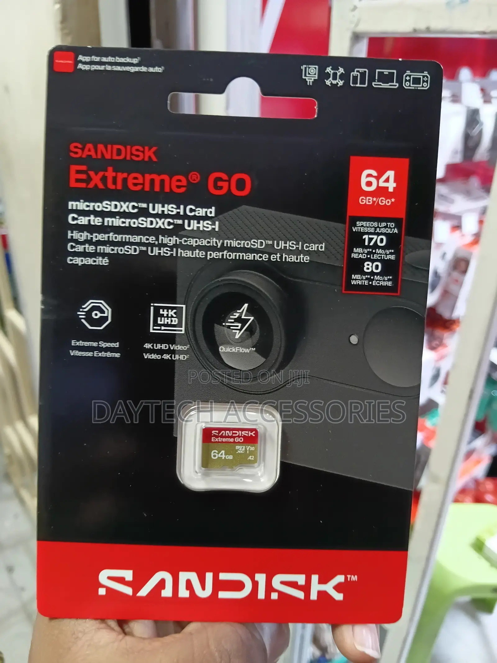 Sandisk Extreme Go 64gb Microsdxc Card.