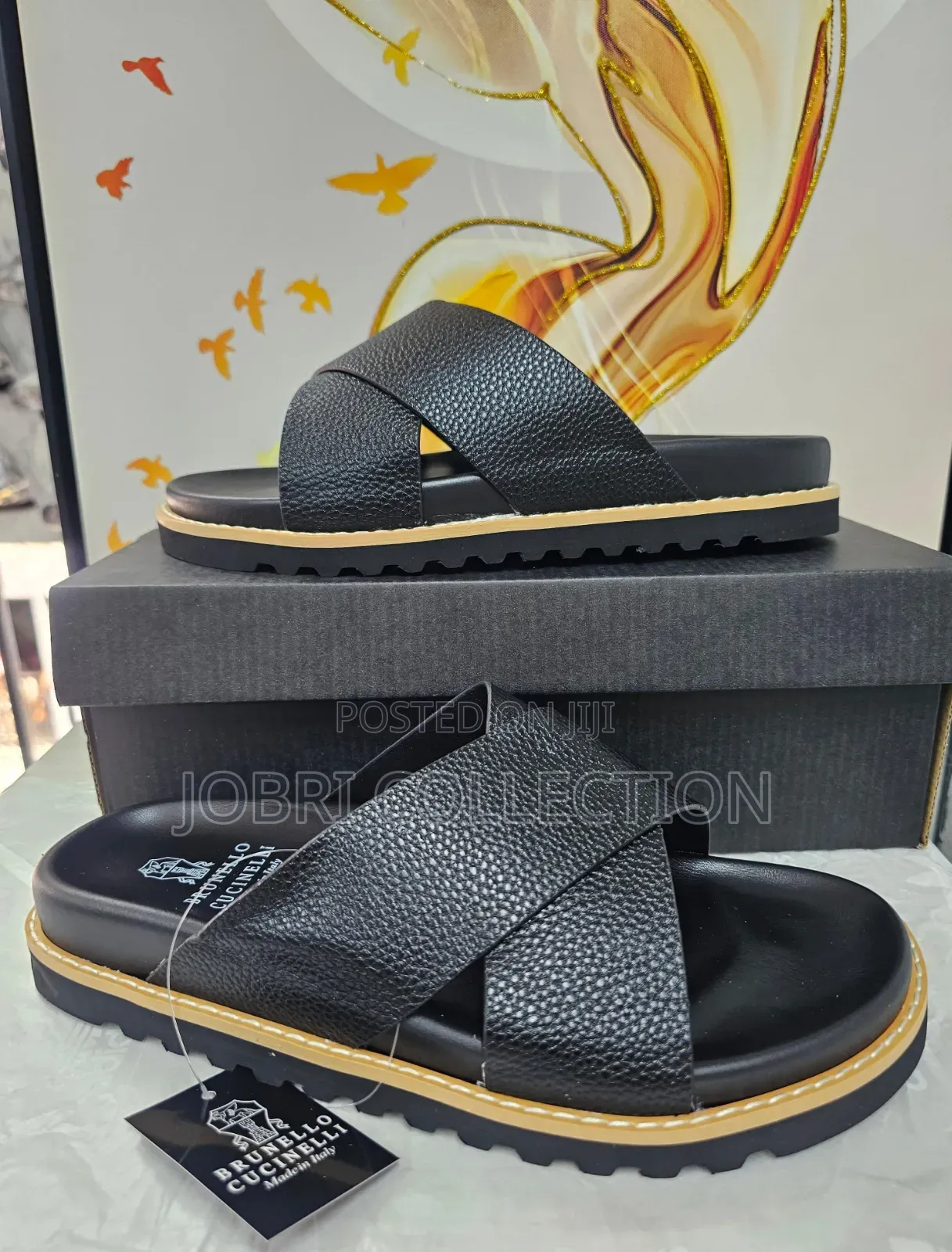 Brunello Cucinelli 'Black Sandals