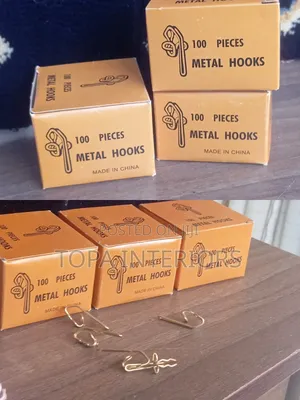 Curtain Hooks Box of 100 Pieces Drapery Hooks