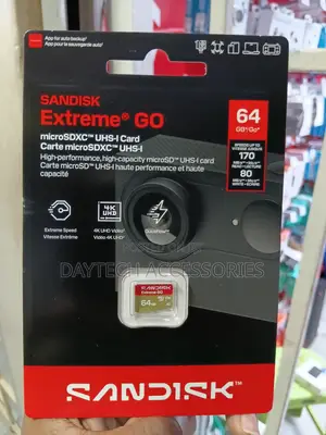 Sandisk Extreme Go 64gb Microsd Uhs-I V30 Memory Card