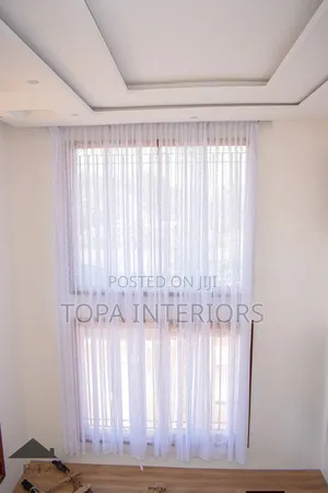 Window Netting White Sheer Curtains for Living Room and Bedroom