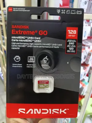 This Is a 128gb Sandisk Extreme Go Microsdxc Uhs-I Memory Card