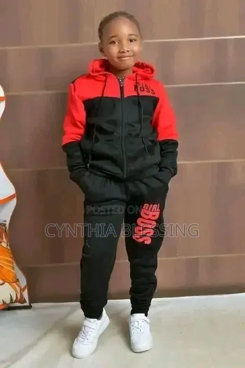 Tracksuits for Kids_ Red Black