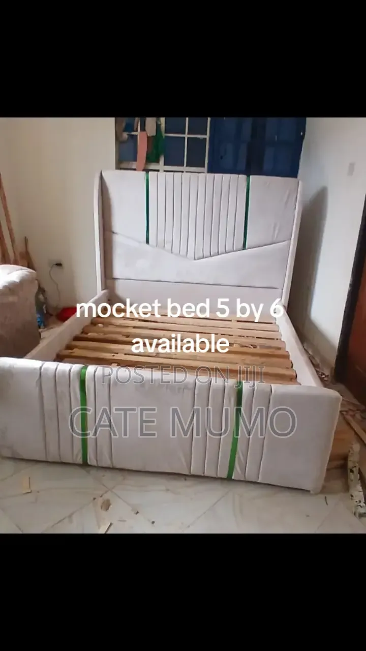 A Cream Mocket Bed