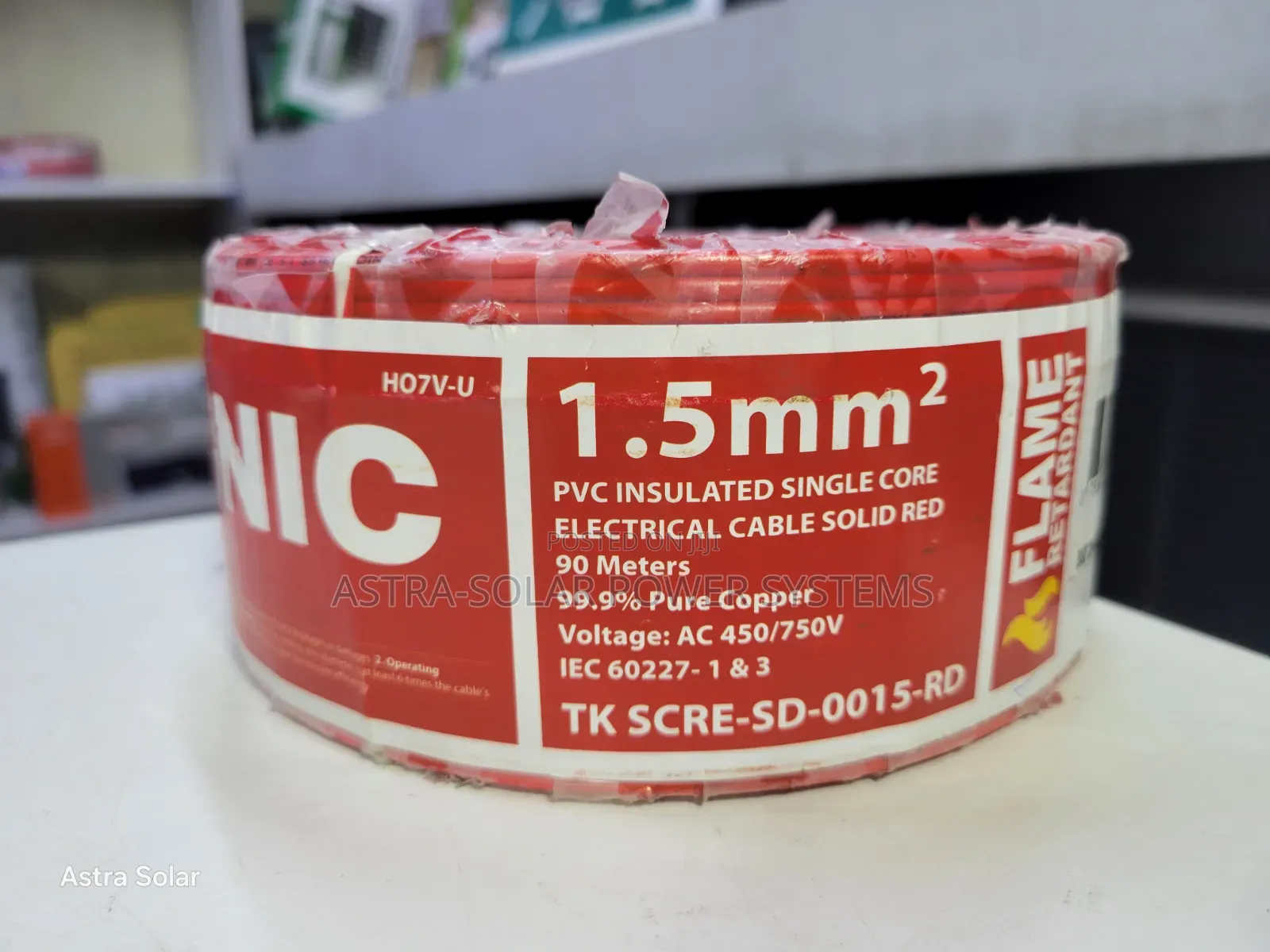 Local Cable 1.5mm Single Core Cable