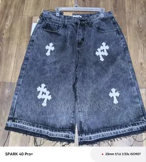 Quality Designer Chromeheart Unisex Denim Jeans Available