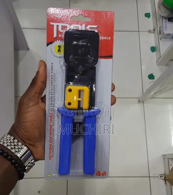 Quality Rj45 Connector Cat5e Cat6 Network Pass Through Crimping Tool