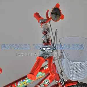 Red Fuwa Kids Bicycle 16 Inch With Basket Training Wheel