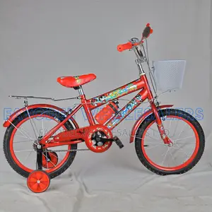 Stylish 16-Inch Red Bicycle for Boys Girls