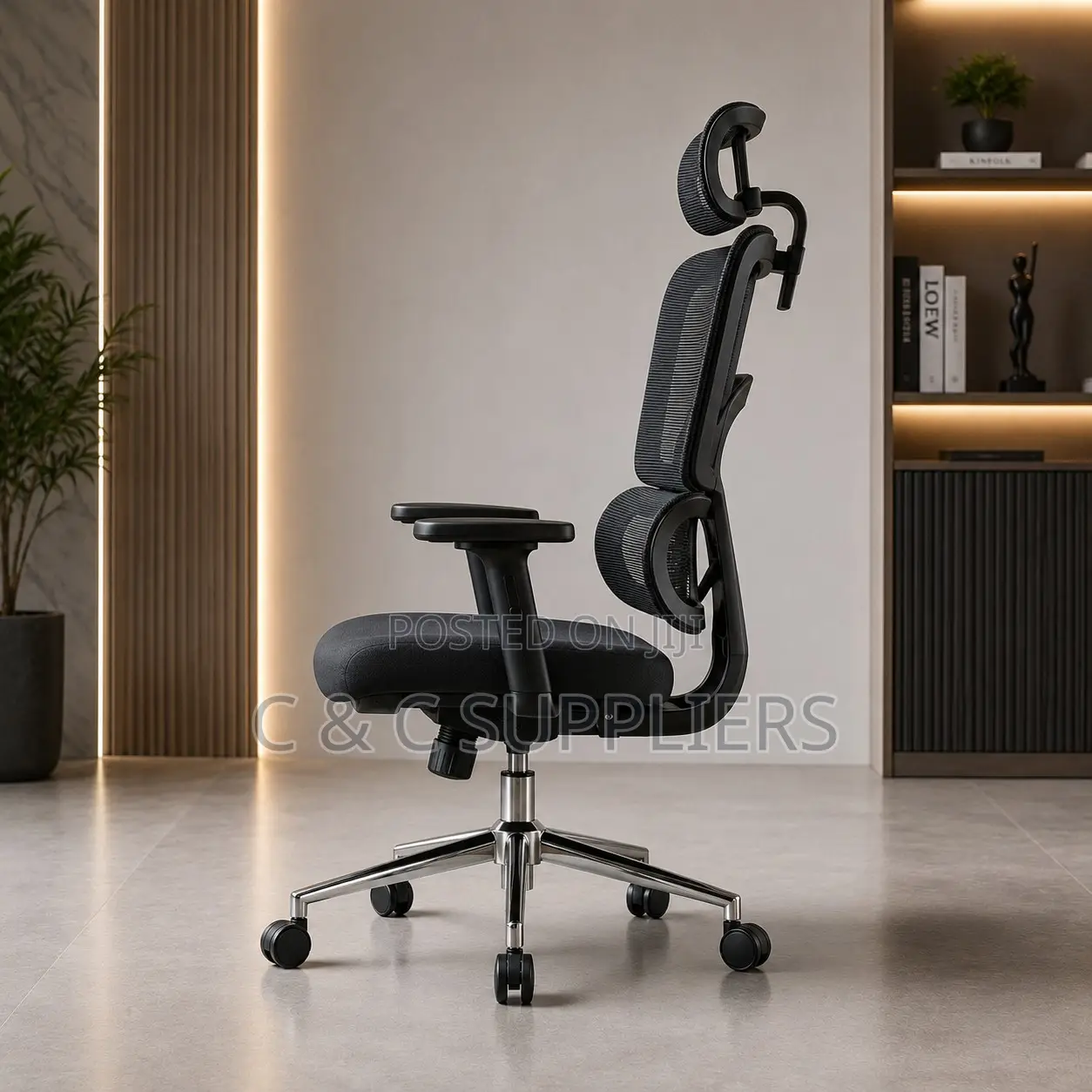 Swivel Mesh Orthopedic Task Chair.