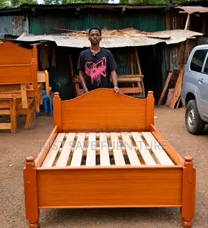 4x6 Strong Wooden Bed Frame – Durable, Elegant Affordable