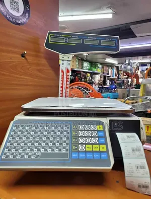 Barcode Digital Receipt Weighing Scale 30kgs