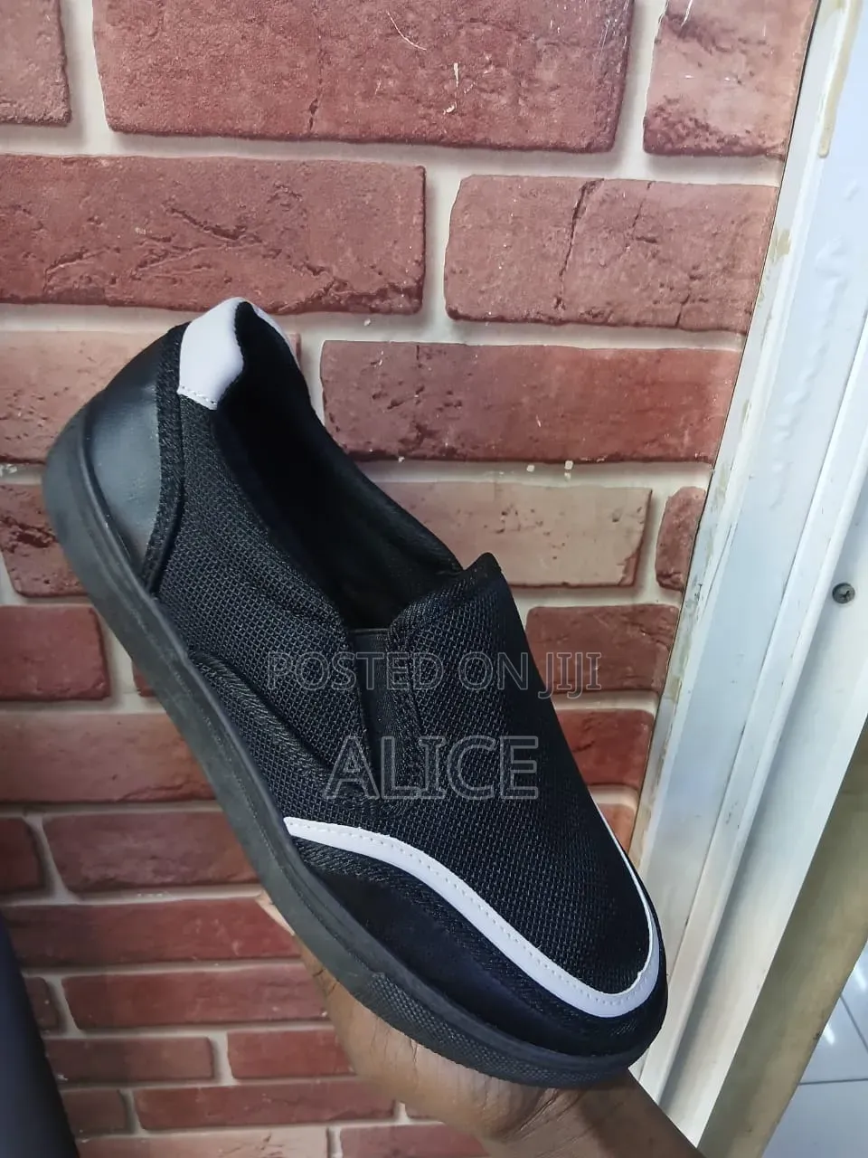 White Stripe Rubbers