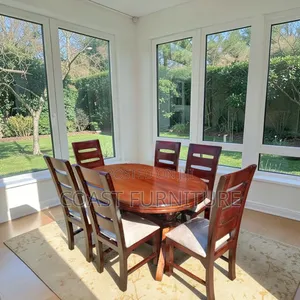 6 Seaters Dining Table Made From Pure Mahogany
