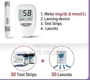 Blood Glucose Monitor – Portable Home Self-Test Kit