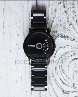 Black Straps Skmei Watch