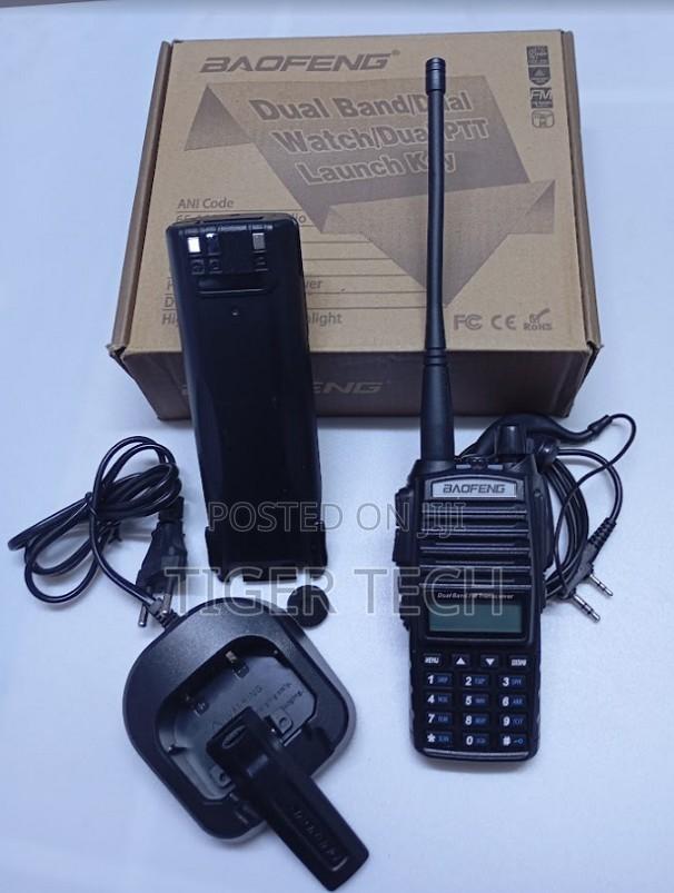 10km Range Baofeng Uv-82 Walkie Talkie With Extended Battery 7.4v