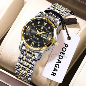 Black Face Poedagar Ladies Wrist Watch