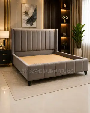 5x6 Modern Upholstered Bed | Luxury Velvet Bed Frame