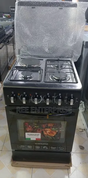 Globalstar 50*55 Cooker 3gas + 1 Electric New With Electric Oven