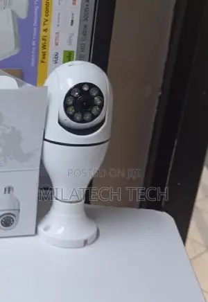 360° Wifi Bulb PTZ Security Camera – 1080p Hd Smart