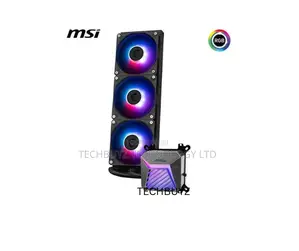 Msi Mag Coreliquid A15 360- 360mm Aio Liquid Cpu Cooler-Black