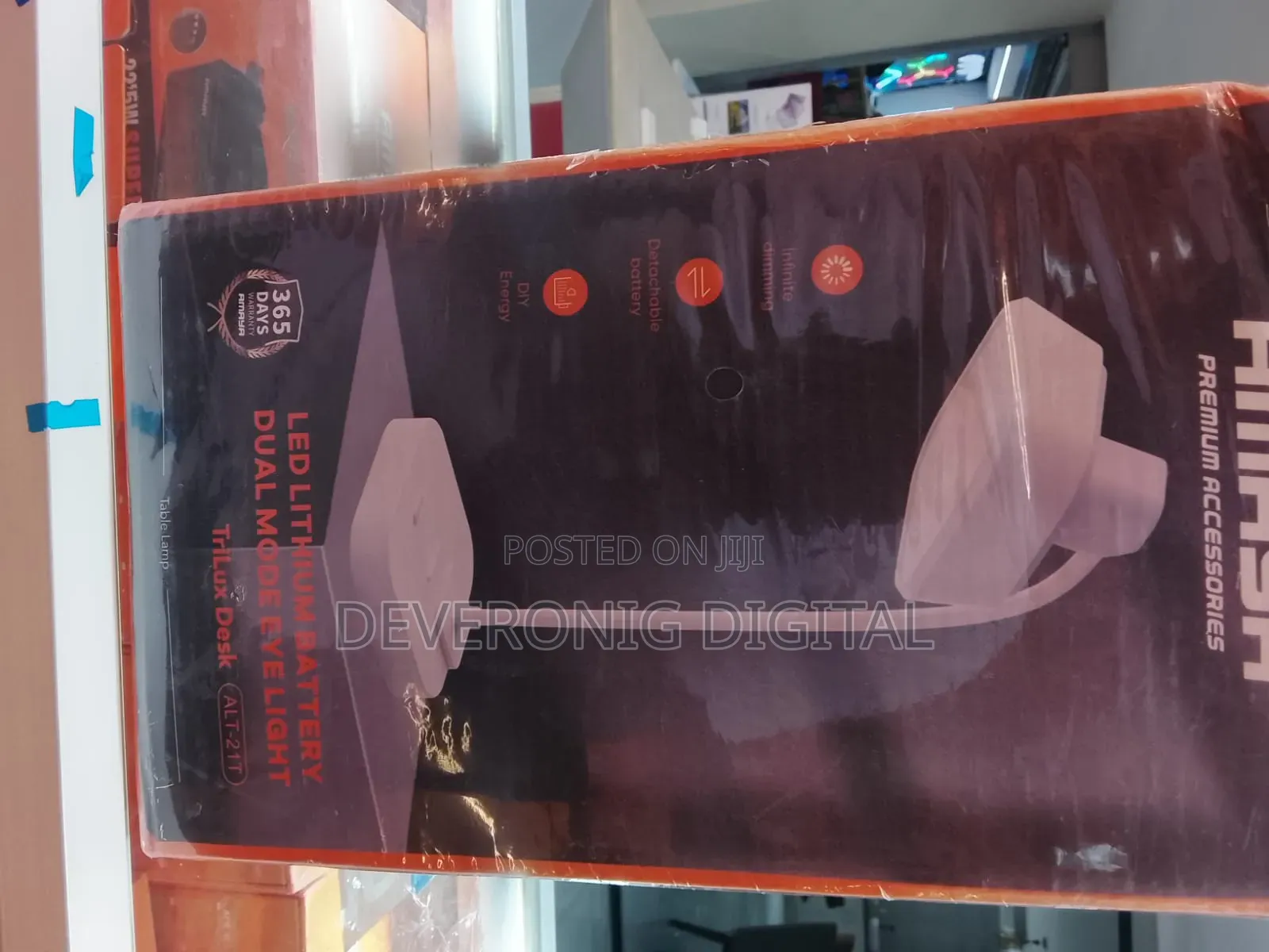 Led Lithium Battery Alt-21t Dual Mode Eye Light Has Infinite Dimming