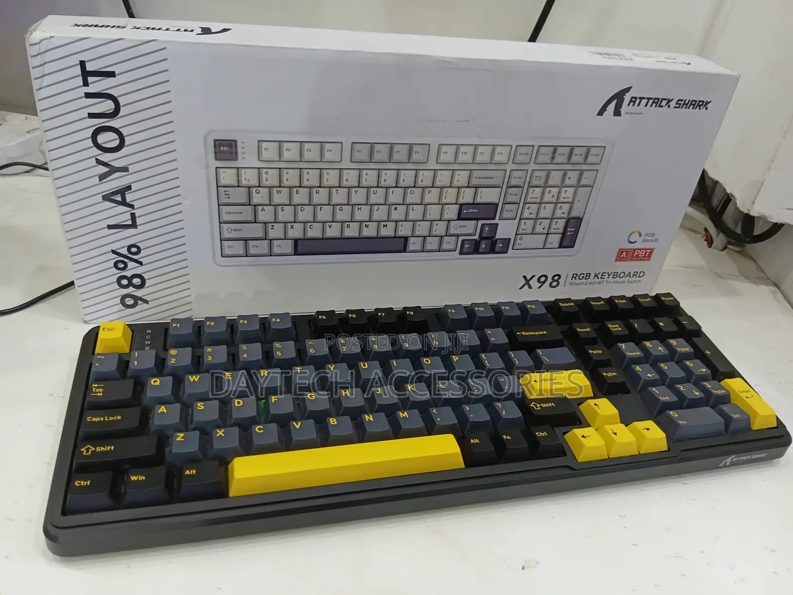 Attack Shark X98 Full-Size Wireless Mechanical Keyboard