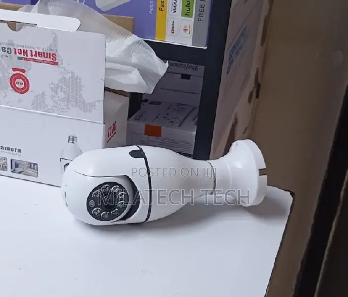 Wireless Bulb Ptz Camera – Hd Indoor Security Camera With Motion