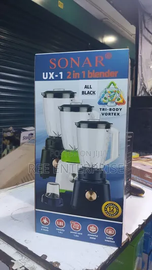 Sonar 2 in 1 Blender With Grinder