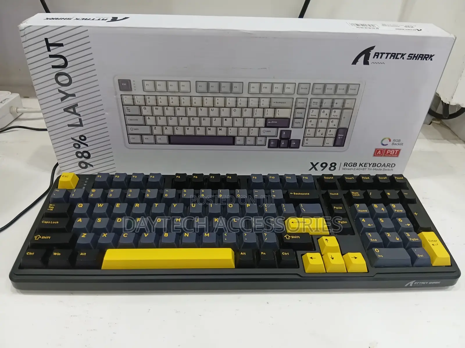 Attack Shark X98 Wireless Mechanical Keyboard Tri-Mode.