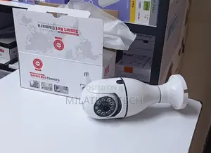 1080p Smart Bulb Camera – 360° PTZ Wireless Security Camera