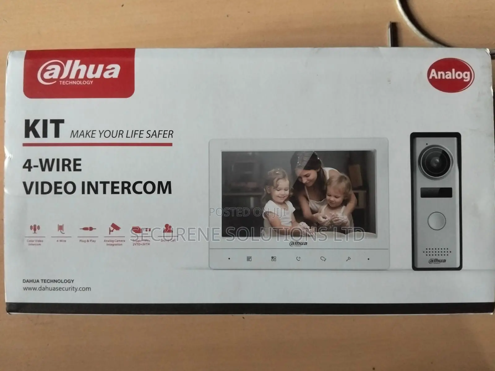 Dahua Kta02 4-Wire Analog Video Intercom Kit