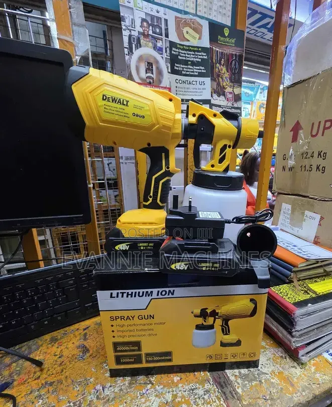 Rechargeable Dewalt Cordless Spray Gun 48v