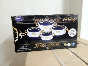 Selvel Heritage Insulated Hot Pot Set of 4 Upto 6 Hours 