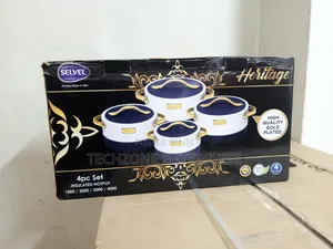 Selvel Heritage Stainless Insulated Hot Pot Set of 4