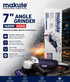 Lightweight 7" Makute Angle Grinder Electric