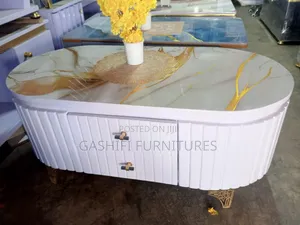 Gold White Coffee Table