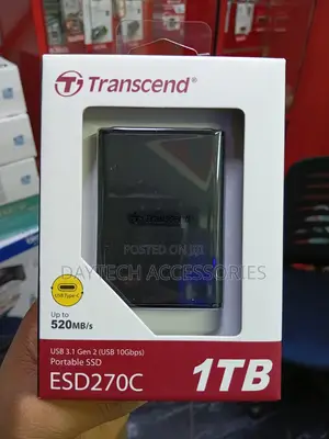 This Is a Transcend Esd270c Portable SSD With 1tb of Storage Capacity.