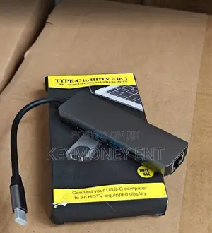 Type C to Hdmi ,Lan, Usb 3.0 Macbook Multiport Adapter