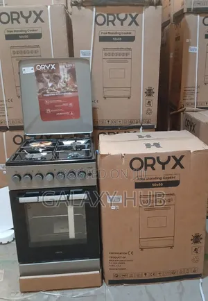 Mika Oryx Standing Cooker, 50cm X 60cm, 3 Gas Pool Jet Burner