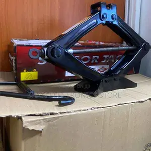 2ton Mechanical Screw Operated Hand Crank Manual Lifting Scissor